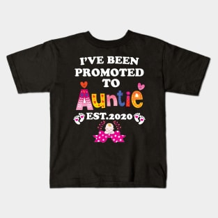 I have been promoted to Auntie 2020 Kids T-Shirt